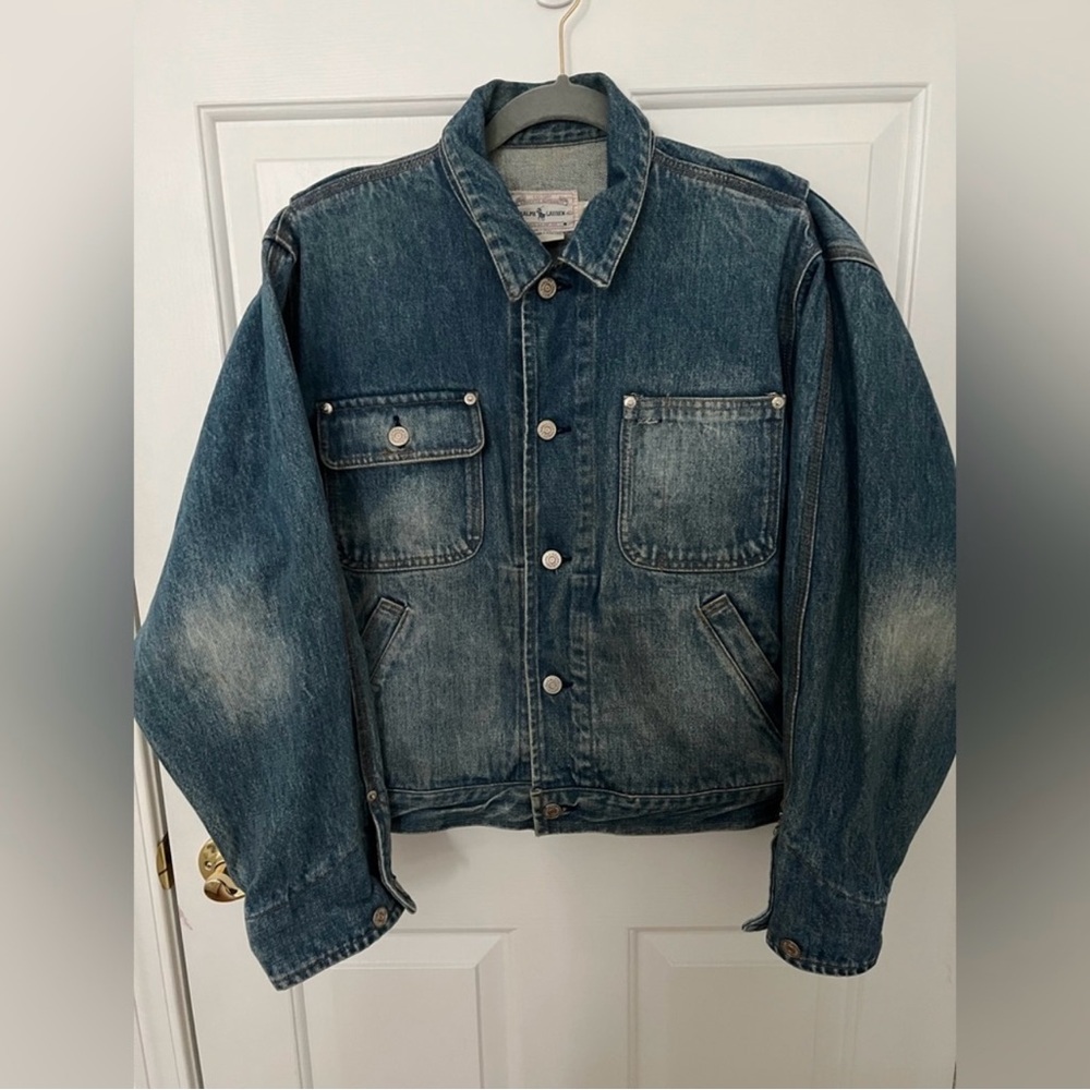 Vintage 80’s/90’s Polo Ralph Lauren Dungarees Denim Jacket